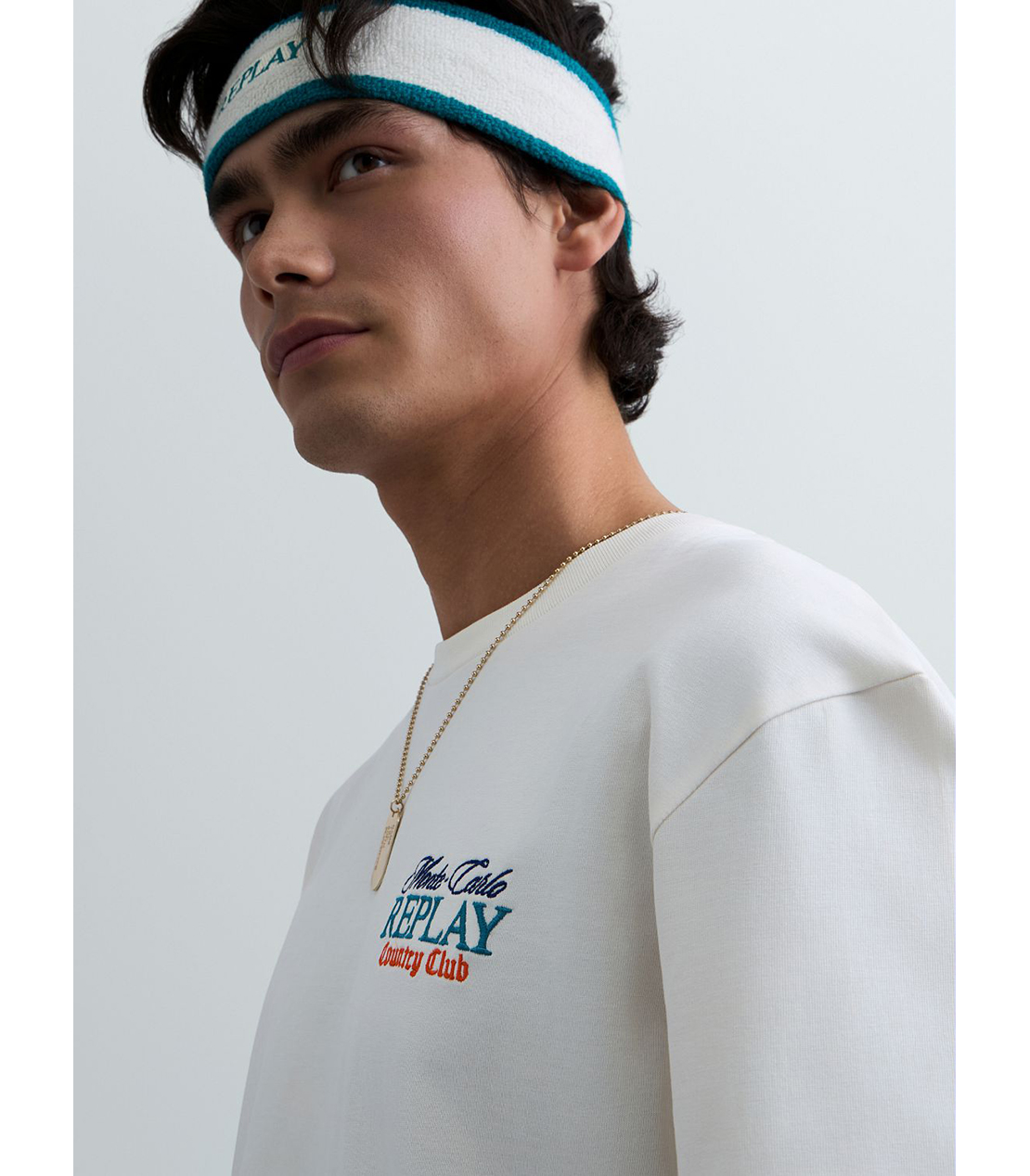 REPLAY &times; Monte Carlo Country Club オーバーサイズ Tシャツ 詳細画像 ホワイト 4